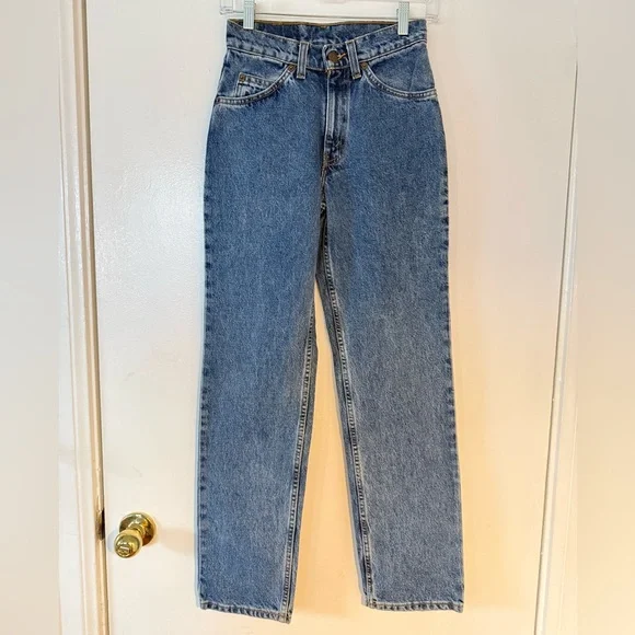 NEW Vintage Levi 505 Student Fit Denim Jeans, Orange Tag - Picture 3 of 13